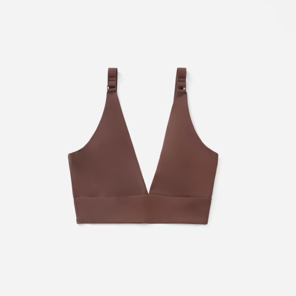 Everlane Renew Bra XS Tan Neutral Minimal Bralette NWT Soft Lounge - Picture 7 of 7